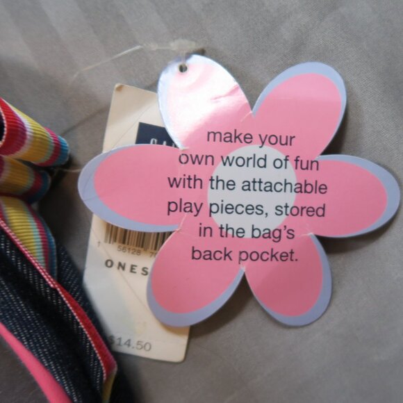 GapKids Purse/Bag w/Attachable Play Pieces-Flowers, Butterfly, Sun & Cloud  NWT - Picture 9 of 9